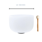 12 inch Crystal Single Singing Bowl Classic