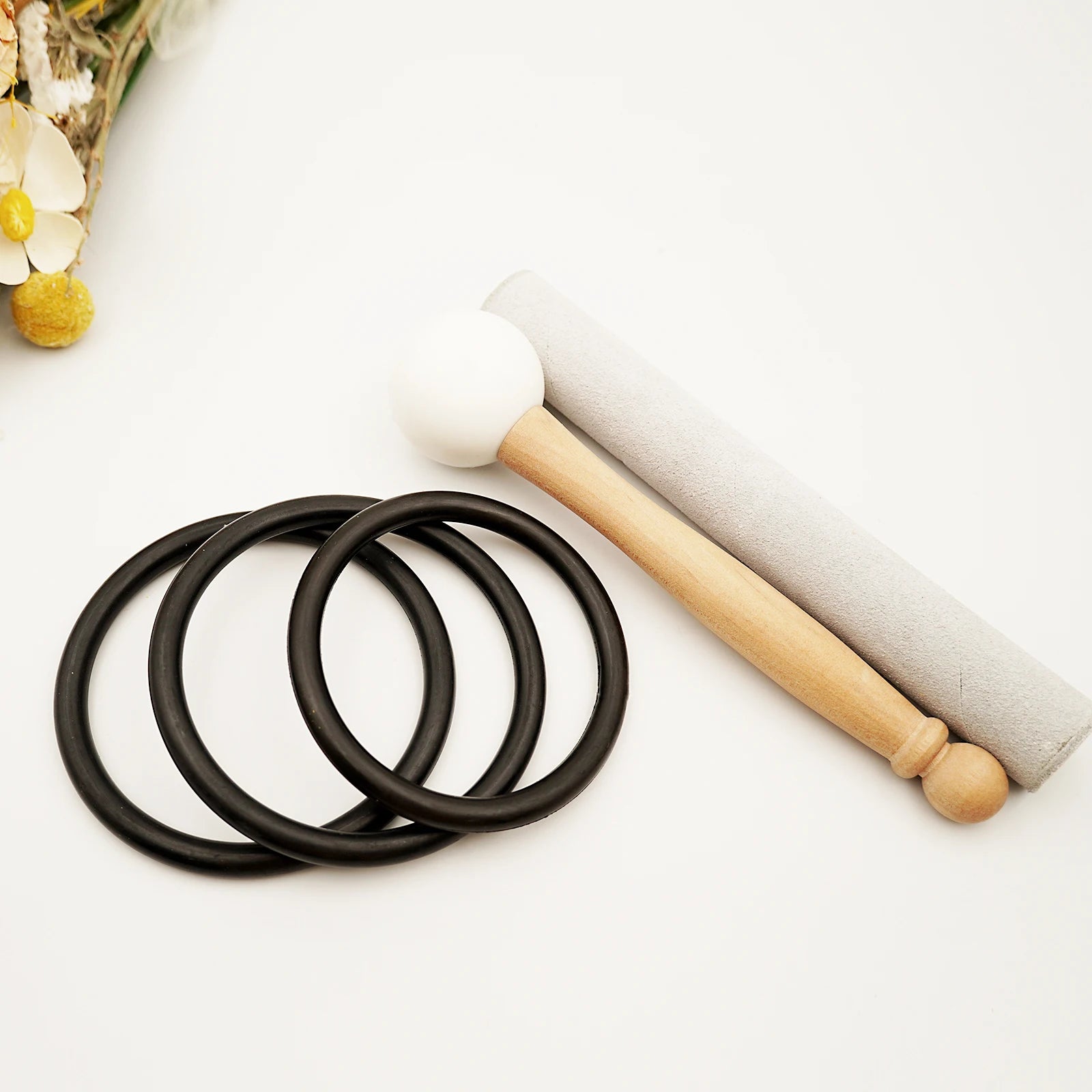 Set of 3 Crystal Singing Bowl Classic with Case