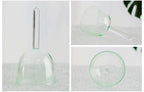 6 inch Handle Crystal Singing Bowl Quartz Collection with Case
