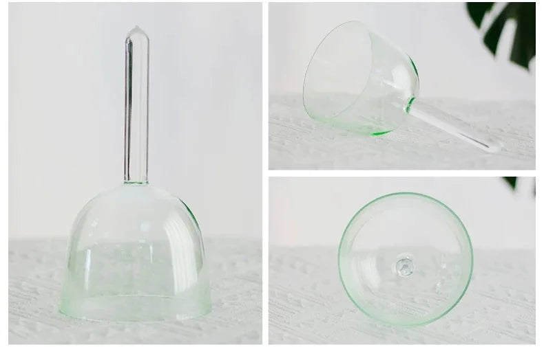 6 inch Handle Crystal Singing Bowl Quartz Collection with Case
