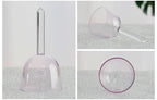 6 inch Handle Crystal Singing Bowl Quartz Collection with Case