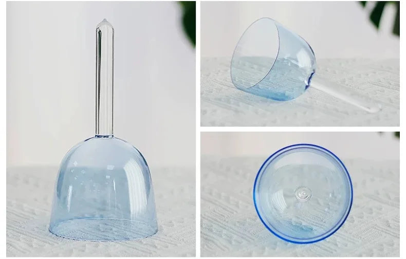 6 inch Handle Crystal Singing Bowl Quartz Collection with Case