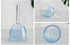6 inch Handle Crystal Singing Bowl Quartz Collection with Case