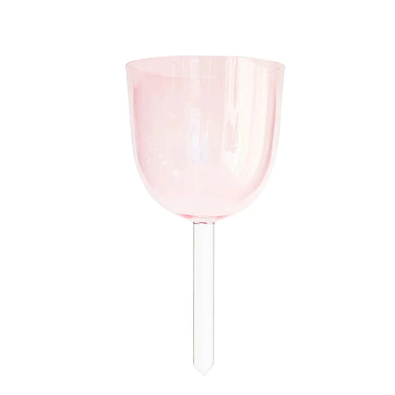 6 inch Handle Crystal Singing Bowl Quartz Collection with Case