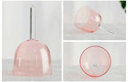 6 inch Handle Crystal Singing Bowl Quartz Collection with Case